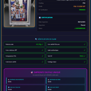 Certificat Empreinte Digitale - Authentification Carte