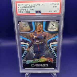 Kylian Mbappe Future Stars PSA 9 — Topps Chrome 2018 Certifie Vaulty