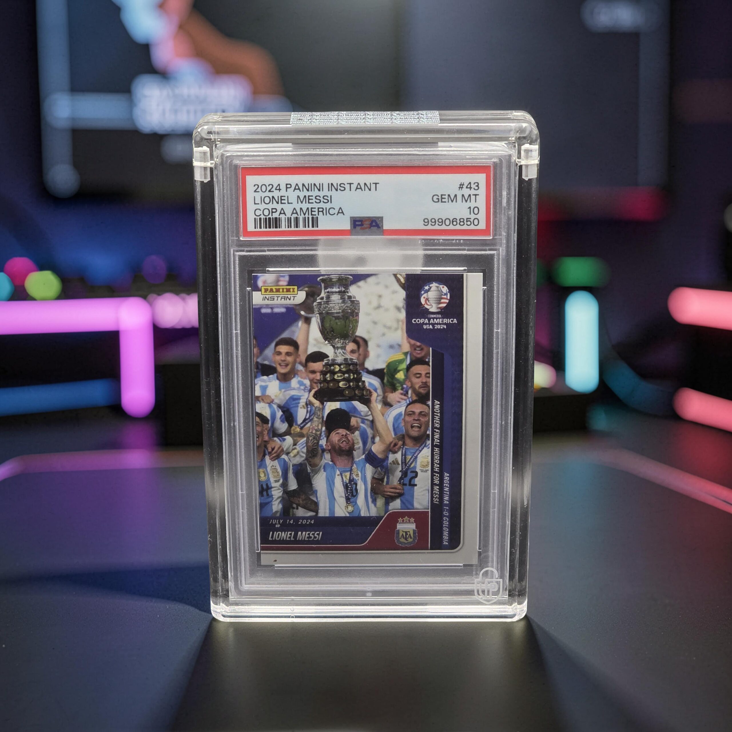 Lionel Messi #43 - Copa America 2024 - PSA 10 GEM MINT [VAULTY CERTIFIED]