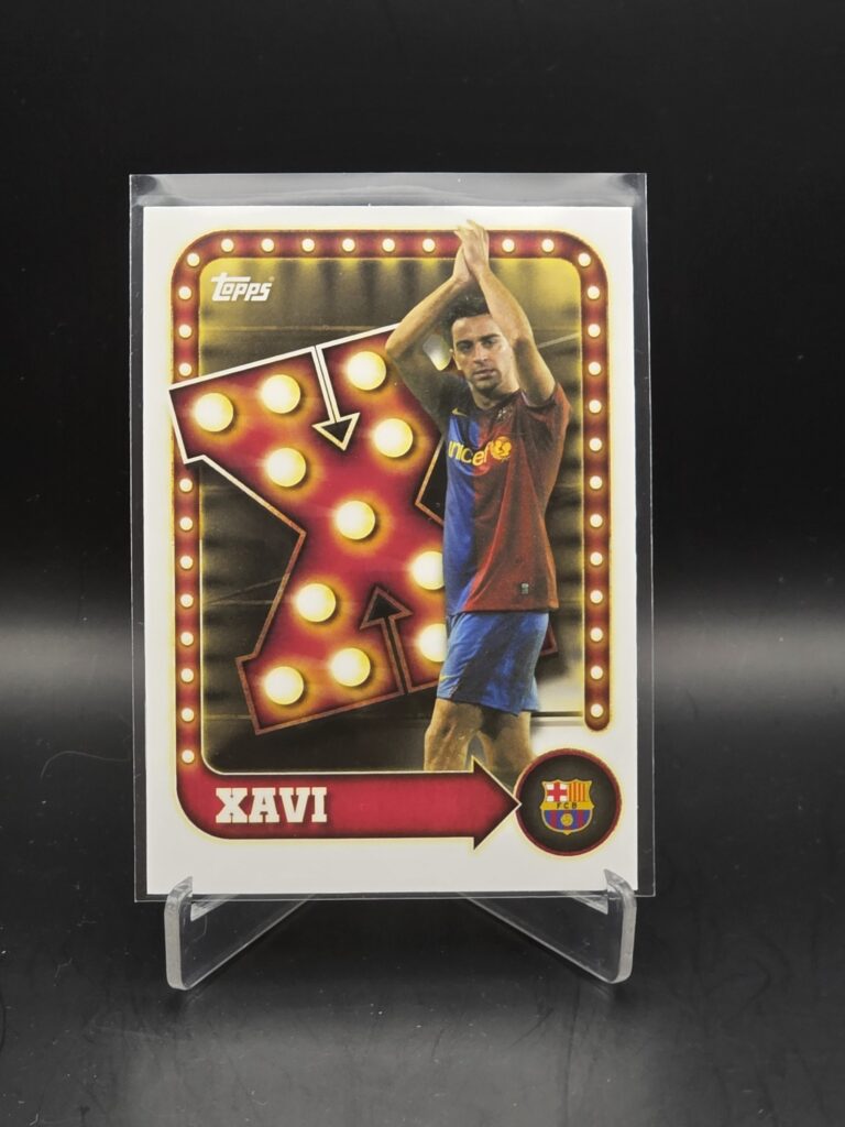 Xavi · Topps FC Barcelona Collector Tin 2025-26 · Name in Lights #23 · FC Barcelona