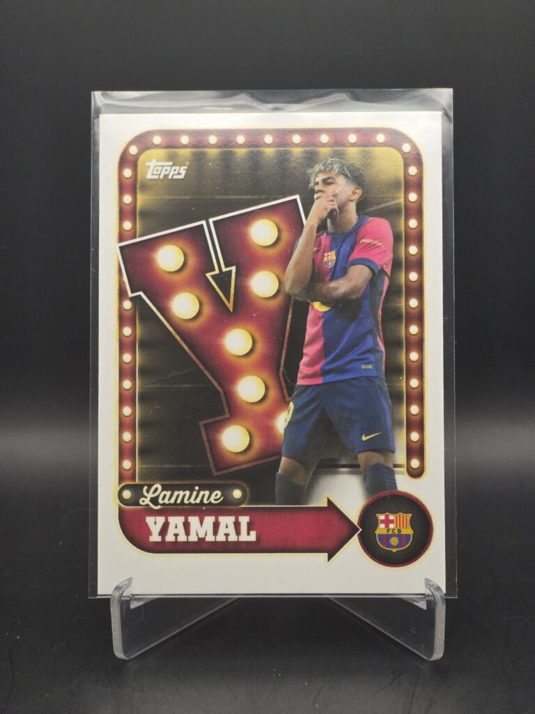 Lamine Yamal · Topps FC Barcelona Collector Tin 2025-26 · Name in Lights #25 · FC Barcelona